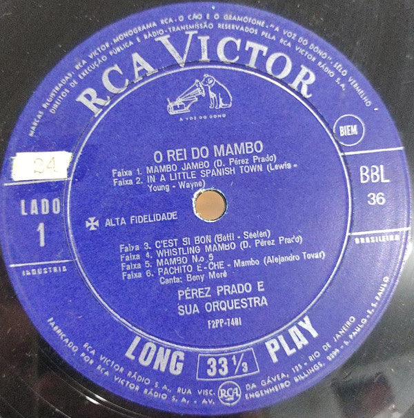 Perez Prado And His Orchestra : O Rei Do Mambo (LP, Album)