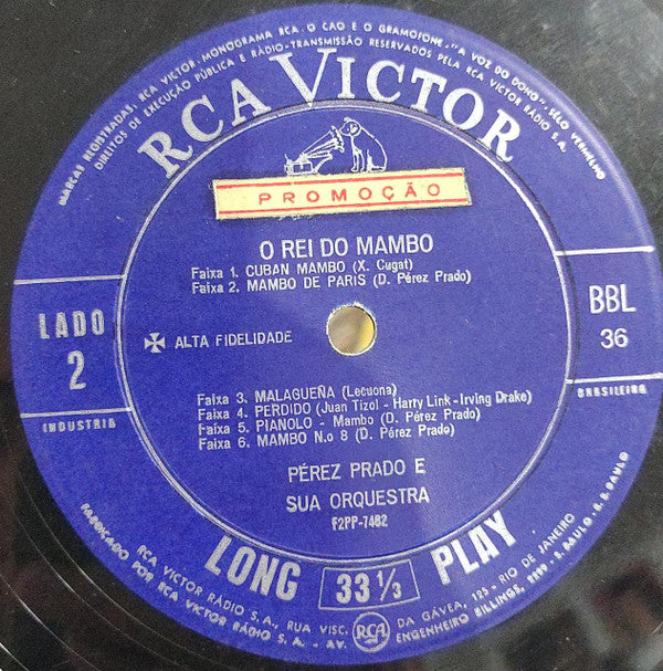 Perez Prado And His Orchestra : O Rei Do Mambo (LP, Album)