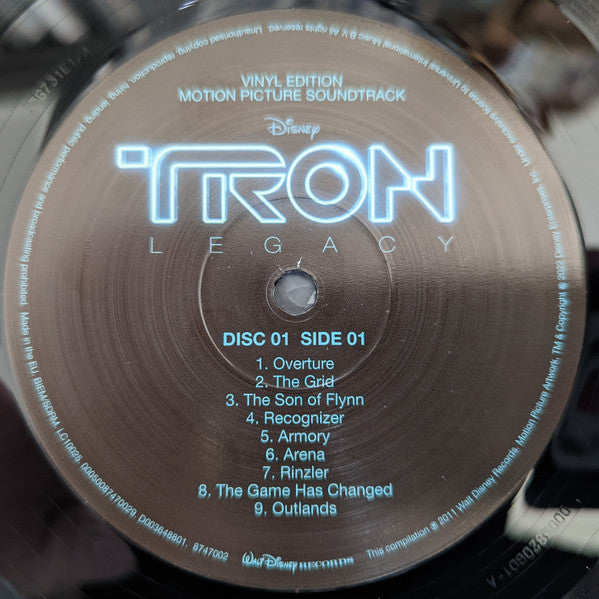 Daft Punk : TRON: Legacy (Vinyl Edition Motion Picture Soundtrack) (2xLP, Album, Comp, RE)