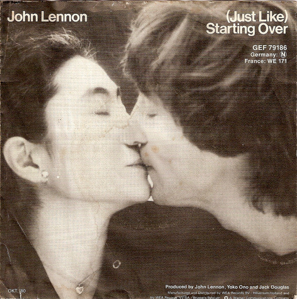 John Lennon : (Just Like) Starting Over (7", Single)