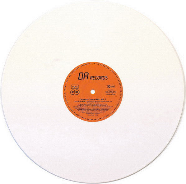 Various : DA Maxi-Dance-Mix Vol. 2 (LP, Comp, Ltd, Mixed, Whi)
