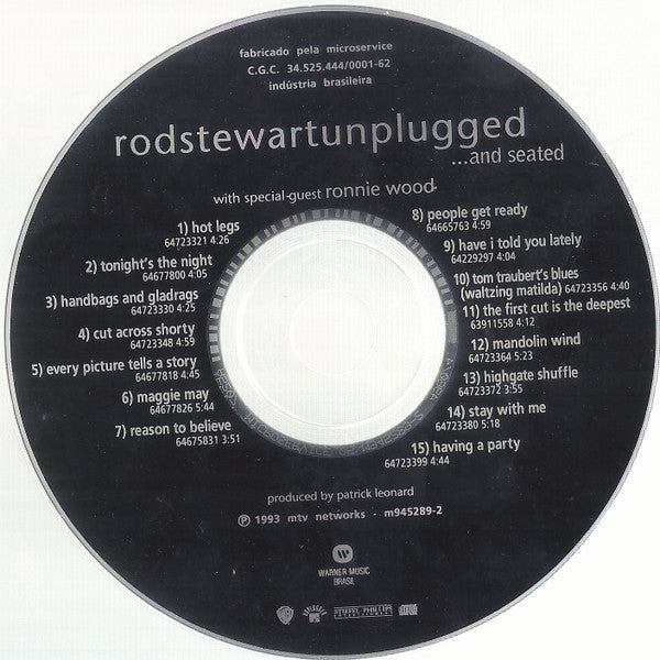 Rod Stewart : Unplugged ...And Seated (CD, Album, RE)