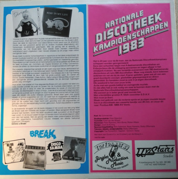 Various : Nationale Discotheek Kampioenschappen 1983 (12", Promo)