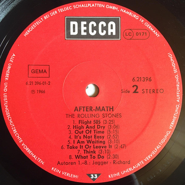 The Rolling Stones : After-Math (LP, Album, RE)