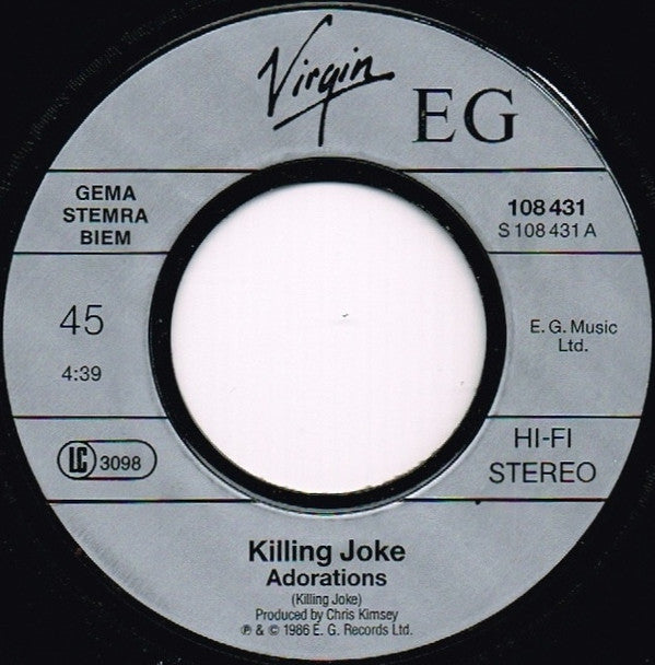 Killing Joke : Adorations (7", Single)