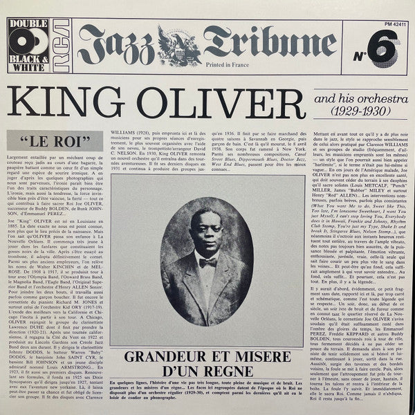 King Oliver And His Orchestra* : Jazz Tribune No.6: King Oliver And His Orchestra (1929-1930) (2xLP, Comp, Gat)