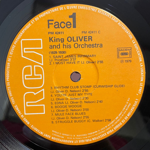 King Oliver And His Orchestra* : Jazz Tribune No.6: King Oliver And His Orchestra (1929-1930) (2xLP, Comp, Gat)