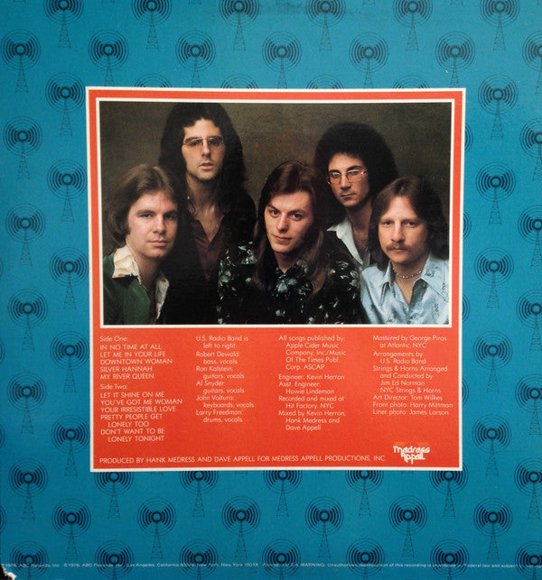 U.S. Radio Band : Don't Touch That Dial (LP, Album)
