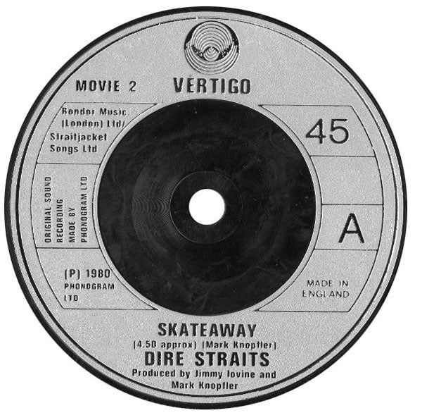 Dire Straits : Skateaway (7", Single)