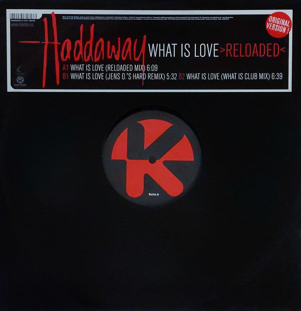 Haddaway : What Is Love (Reloaded) (12")