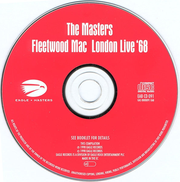 Fleetwood Mac : London Live '68 (The Masters) (CD, Album, RE)