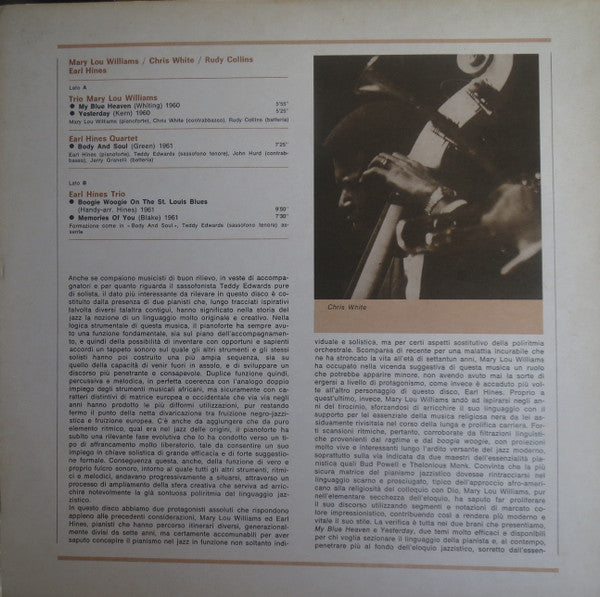 Mary Lou Williams / Chris White (3) / Rudy Collins / Earl Hines : I Giganti Del Jazz Vol. 60 (LP)