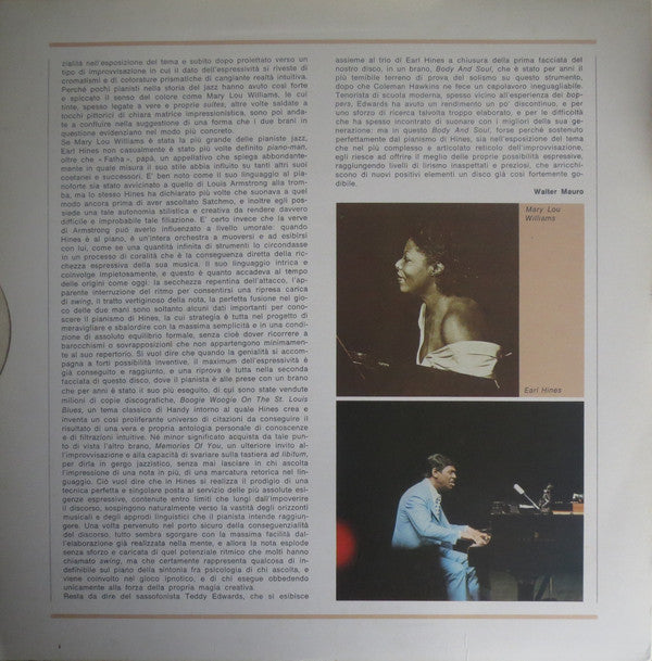 Mary Lou Williams / Chris White (3) / Rudy Collins / Earl Hines : I Giganti Del Jazz Vol. 60 (LP)