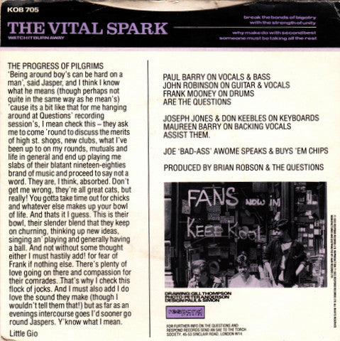 The Questions (2) : Tear Soup (7", Single, Pic)
