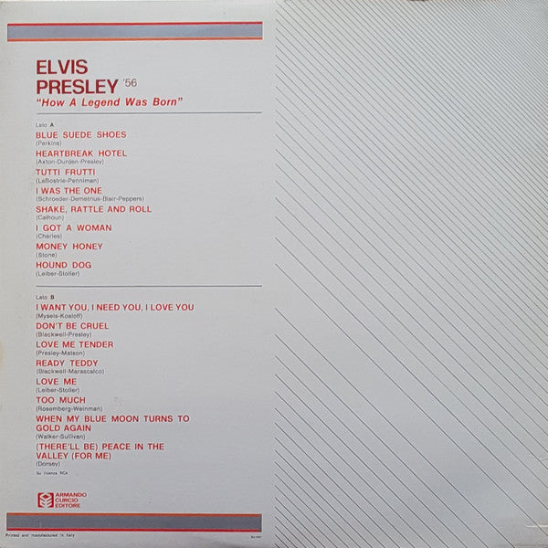Elvis Presley : How A Legend Was Born (LP, Comp)