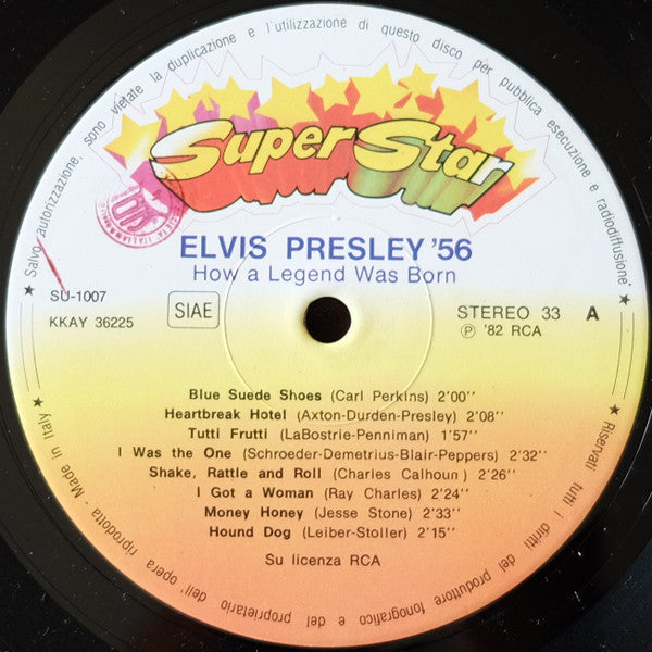 Elvis Presley : How A Legend Was Born (LP, Comp)
