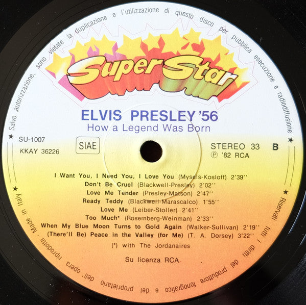 Elvis Presley : How A Legend Was Born (LP, Comp)