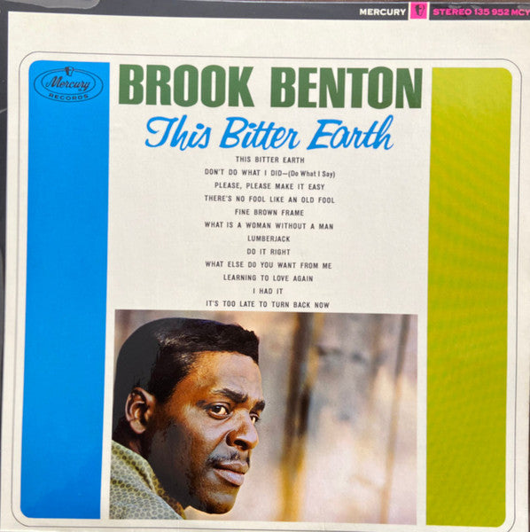 Brook Benton : This Bitter Earth (LP, Album)