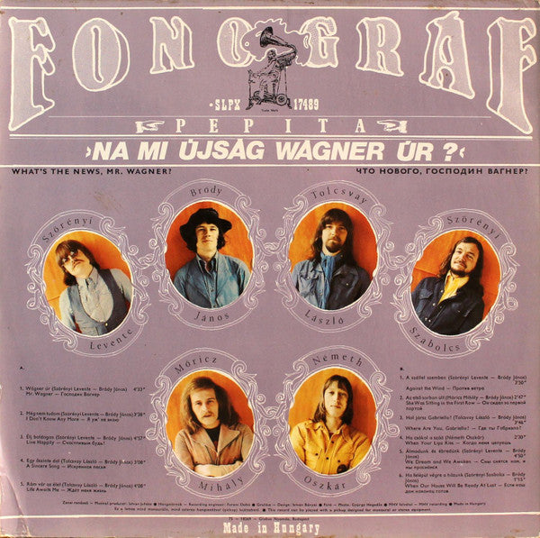 Fonográf : Na Mi Újság Wágner Úr? (LP, Album)