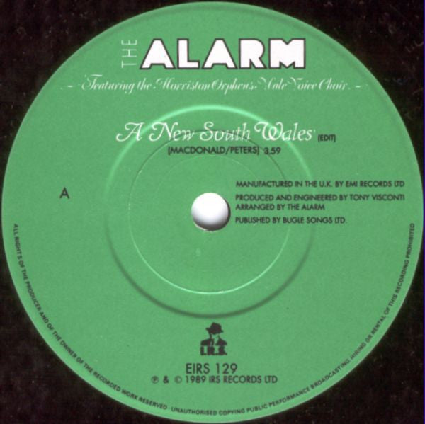 The Alarm : A New South Wales / The Rock (7", Single)