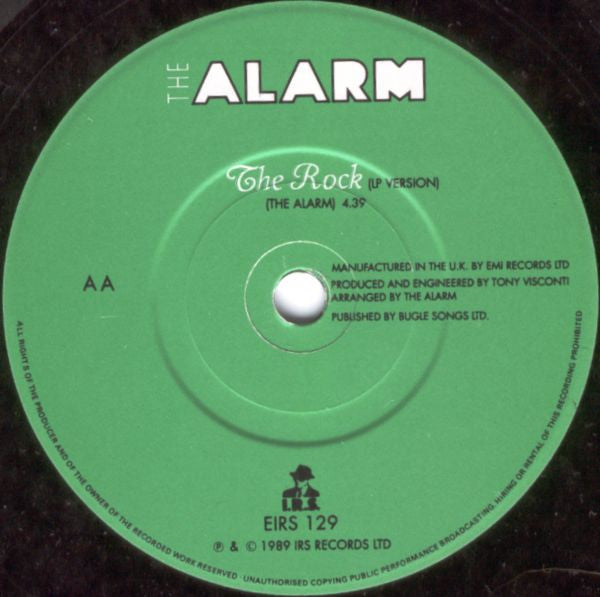 The Alarm : A New South Wales / The Rock (7", Single)