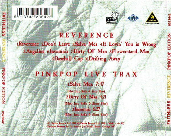 Faithless : Reverence (CD, Album, RE + CD + Pin)