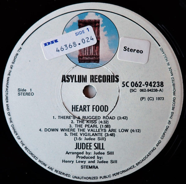 Judee Sill : Heart Food (LP, Album, Gat)