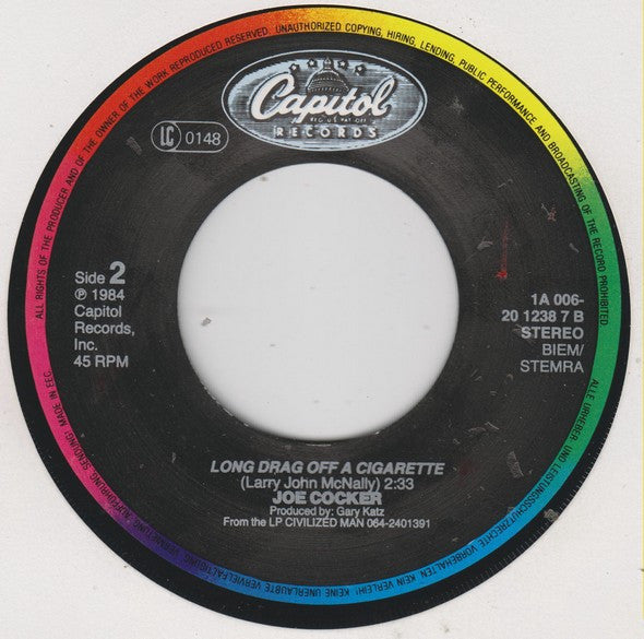 Joe Cocker : You Can Leave Your Hat On (7", Single)