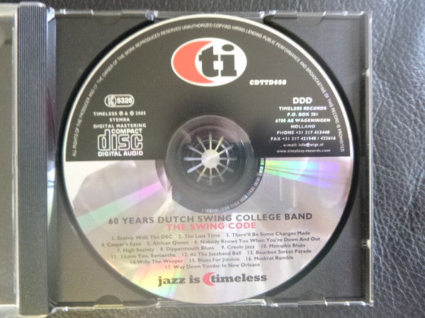 The Dutch Swing College Band : The Swing Code - 60 Years Dutch Swing College Band (CD)
