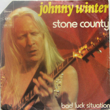 Johnny Winter : Stone County  (7", Sol)