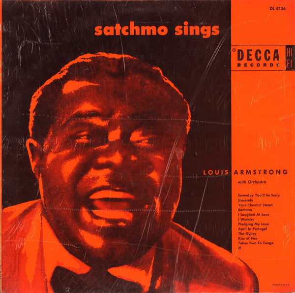 Louis Armstrong : Satchmo Sings (LP, Album, Mono)