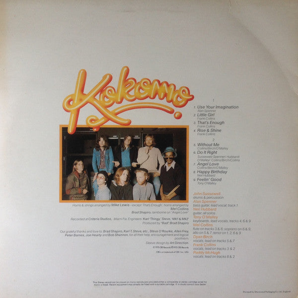 Kokomo : Rise And Shine (LP, Album)