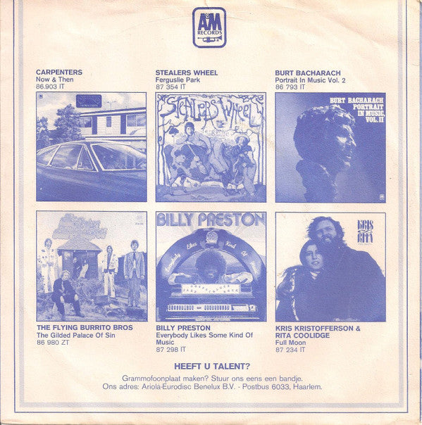Stealers Wheel : Good Businessman (7", Single)