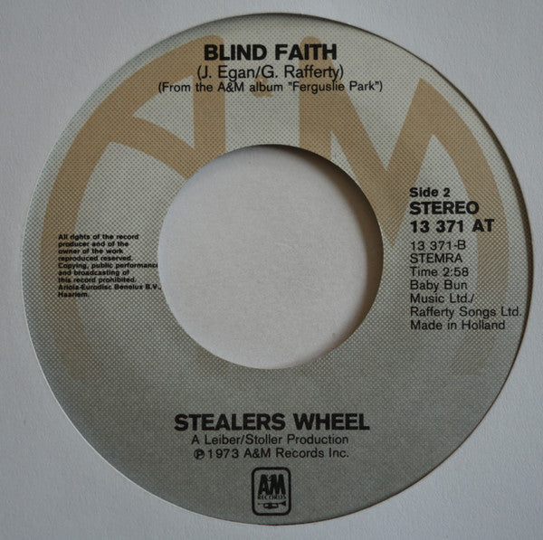 Stealers Wheel : Good Businessman (7", Single)