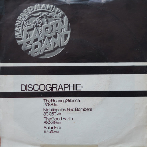 Manfred Mann's Earth Band : Blinded By The Light (7", Single)