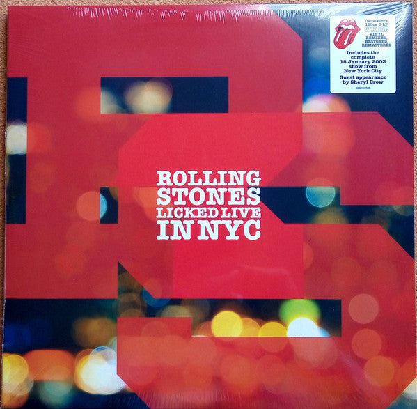 The Rolling Stones : Licked Live In NYC (3xLP, Album, Ltd, RM, Whi)