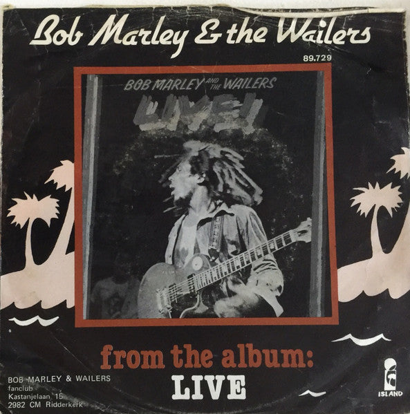 Bob Marley & The Wailers : No Woman, No Cry "Live Version" (7", Single)