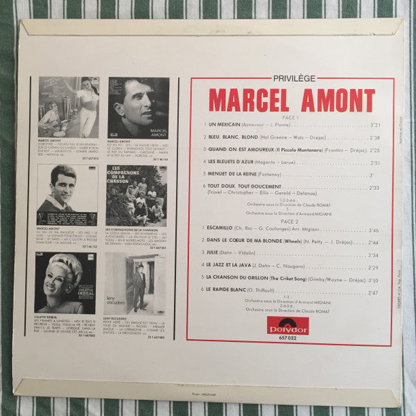 Marcel Amont : Marcel Amont (LP, Comp)
