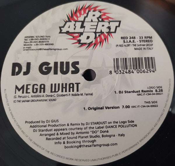 DJ Gius : Mega What (12")