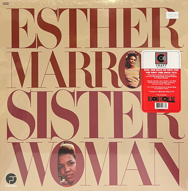 Esther Marrow : Sister Woman (LP, Album, RSD, RE, 180)