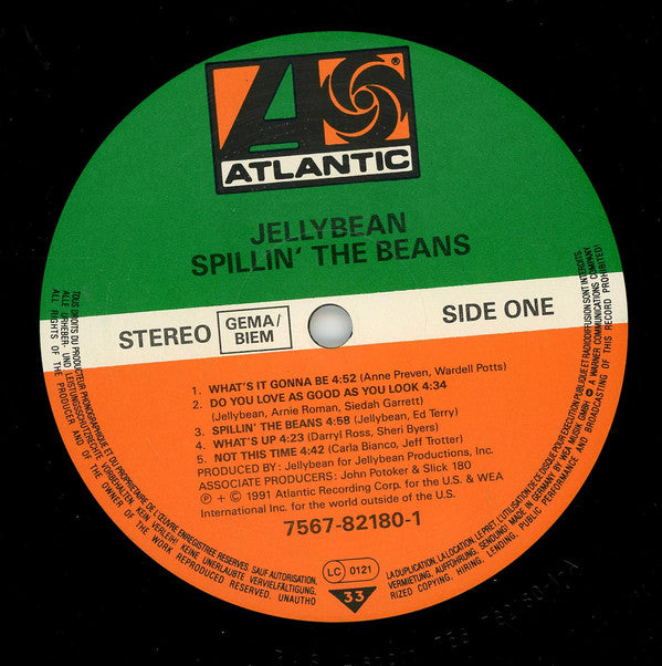 John "Jellybean" Benitez : Spillin' The Beans (LP, Album)