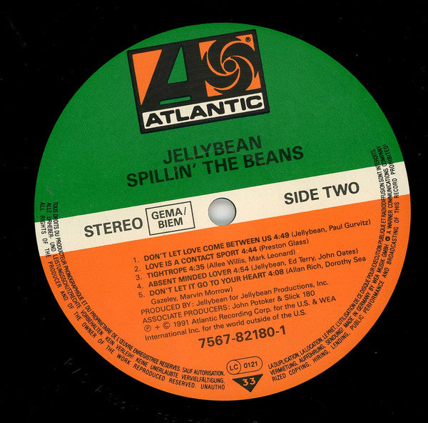 John "Jellybean" Benitez : Spillin' The Beans (LP, Album)