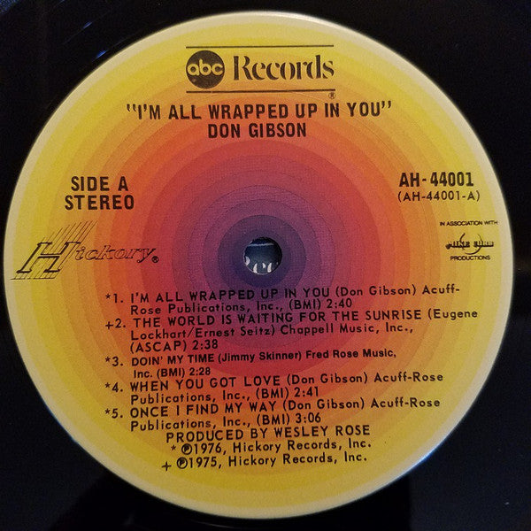 Don Gibson : I'm All Wrapped Up In You (LP)