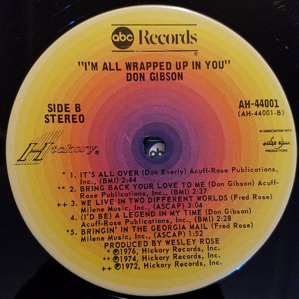 Don Gibson : I'm All Wrapped Up In You (LP)
