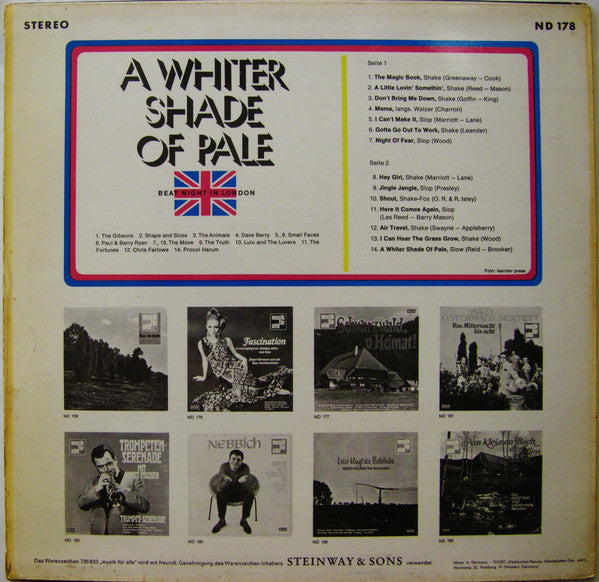 Various : A Whiter Shade Of Pale (LP, Comp)