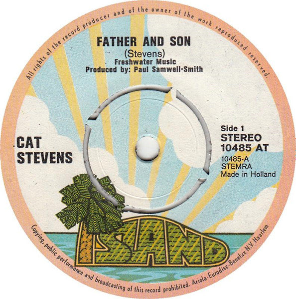 Cat Stevens : Father And Son / Moonshadow (7", Single)