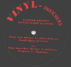 Vinyl Snatchers : Dance Floor Favours (12", Ltd, Unofficial)