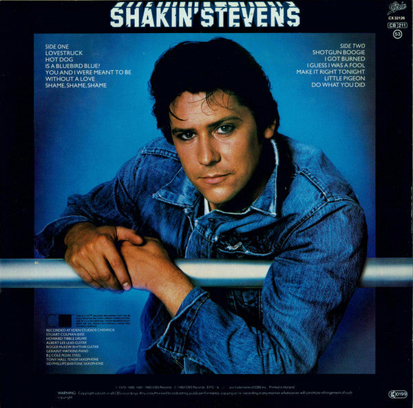 Shakin' Stevens : Hot Dog (LP)