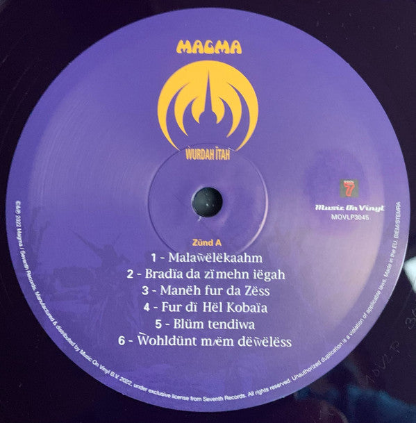Magma (6) : Ẁurdah Ïtah (LP, Album, Ltd, Num, RM, Gat)