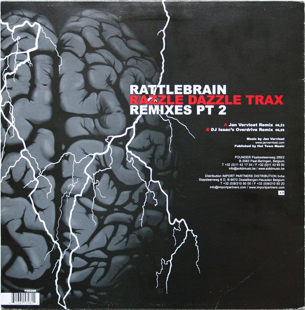 Razzle Dazzle Trax : Rattlebrain (Remixes Pt. 2) (12")